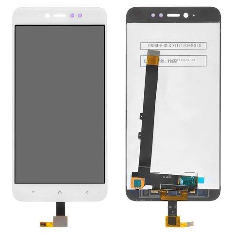 Pantalla LCD puede usarse con Xiaomi Redmi Note 5A Prime, blanco, Original PRC , 3 32 Gb, 4 64 gb, #FT5435DQQ