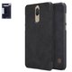 Funda Nillkin Qin leather case puede usarse con Huawei Honor 9i (2017), Mate 10 Lite, negro, libro, plástico, cuero PU, #6902048150058