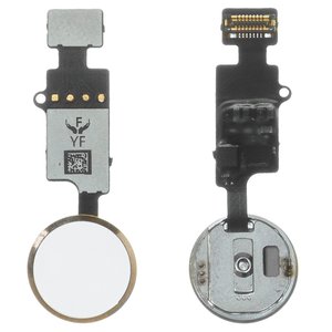 Cable flex puede usarse con iPhone 7, iPhone 7 Plus, iPhone 8, iPhone 8 Plus, iPhone SE 2020, de botón HOME, dorado, sin lector de huellas dactilares sin Touch ID , con plástico, YF, 4th gen