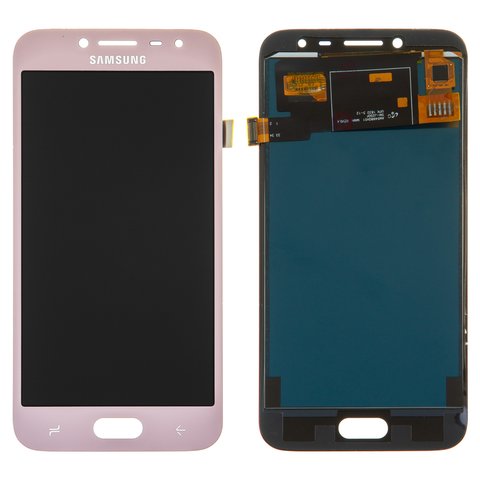 Pantalla LCD puede usarse con Samsung J250 Galaxy J2 2018 , J250 Galaxy J2 Pro 2018 , rosado, sin marco, Copy, TFT 