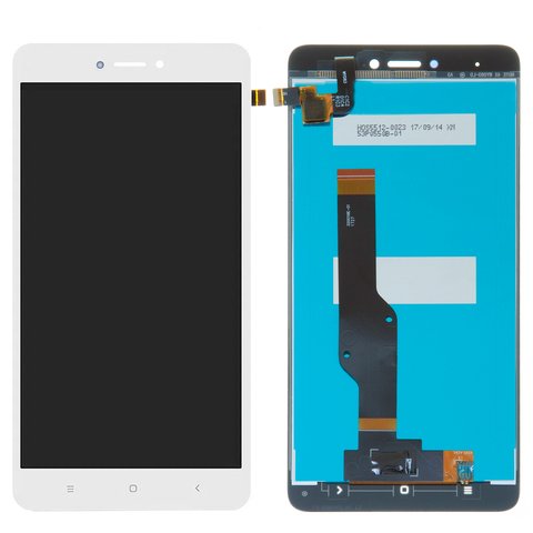 Pantalla LCD puede usarse con Xiaomi Redmi Note 4X, blanco, sin marco, High Copy