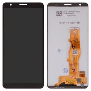 Pantalla LCD puede usarse con ZTE Blade A3 2020 , negro, sin marco, Original PRC , SKI 545 B68 V0.2
