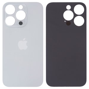 Panel trasero de carcasa puede usarse con iPhone 14 Pro, blanco, no es necesario desmontar la cámara, Original PRC , big hole