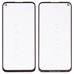 Vidrio de carcasa G+OCA PRO puede usarse con Huawei Nova 5i, Nova 6 SE, Nova 7i, P20 Lite 2019 , P40 Lite, con película OCA, negro