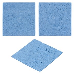 Limpiador de picos Mechanic, esponja de celulosa, 3.0 mm, 60 mm, 60 mm, azul claro