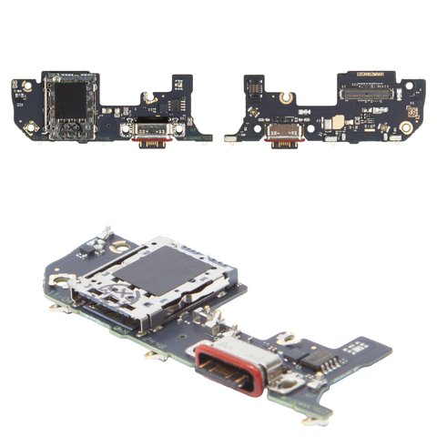 Cable flex puede usarse con Xiaomi 14T Pro, del conector de carga, con componentes, Original PRC , placa del cargador