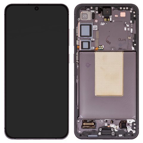 Pantalla LCD puede usarse con Samsung S926 Galaxy S24 Plus, negro, con marco, Original PRC 