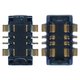 Conector de batería puede usarse con Samsung A125F Galaxy A12, A165 Galaxy A16, 6 pin