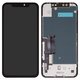 Pantalla LCD puede usarse con iPhone XR, negro, con marco, AAA, (TFT), ZY, HD+