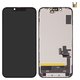 Pantalla LCD puede usarse con iPhone 16e, negro, con marco, HC, (OLED), DD-OLED soft