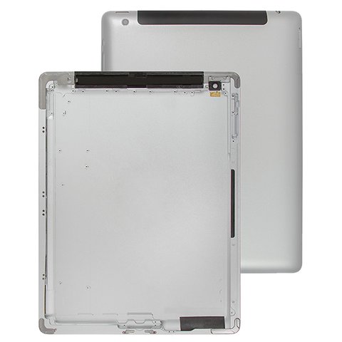 Задняя панель корпуса для iPad 3, серебристая, версия 3G 