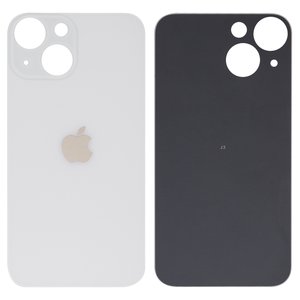 Задня панель корпуса для iPhone 13 mini, біла, не потрібно знімати скло камери, big hole, starlight