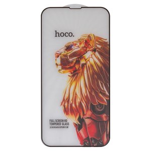 Защитное стекло Hoco G9 для Apple iPhone 13 Pro Max, iPhone 14 Plus, Full Glue, без упаковки , черный, cлой клея нанесен по всей поверхности