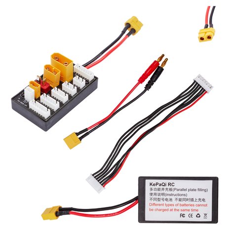 Балансировочная плата KePaQi, с коннектором JST XH, XT90, XT60, XT30, T, JST