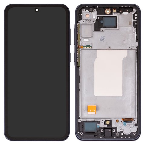 Дисплей для Samsung A356 Galaxy A35 5G, синій, з рамкою, High Copy, OLED , navy