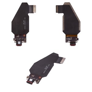 Шлейф для Google Pixel 4 XL, коннектора зарядки, с микрофоном, High Copy
