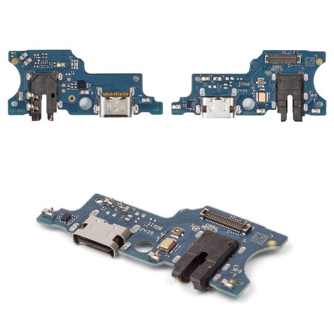 Шлейф для Samsung A065 Galaxy A06, коннектора зарядки, с микрофоном, с компонентами, Сopy, плата зарядки