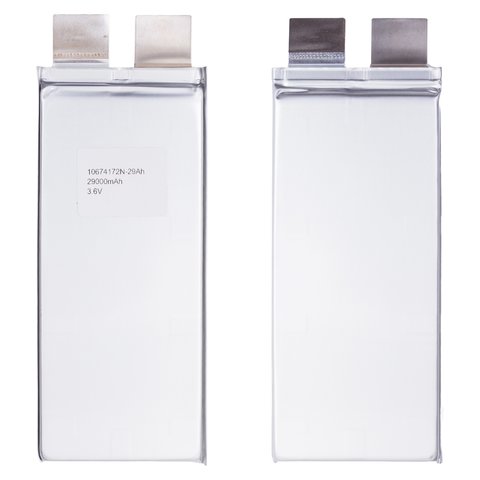 Акумулятор CGB10674172N, Li ion, 3,6 B, 29000 мАг, напівтвердотільний, high energy Density, 5C 10C