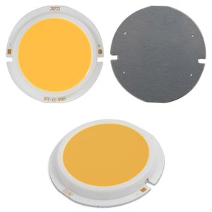 COB LED модуль 5 Вт (теплый белый, 450 лм, 43 мм, 300 мА, 15-17 В) COB LED модуль 5 Вт (теплый белый, 450 лм, 43 мм, 300 мА, 15-17 В)