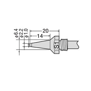 Desoldering Tip GOOT TP 100N S1