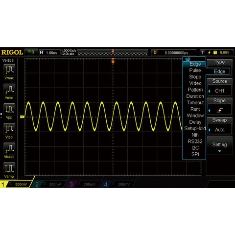 Advanced Triggering Option RIGOL AT DS1000Z